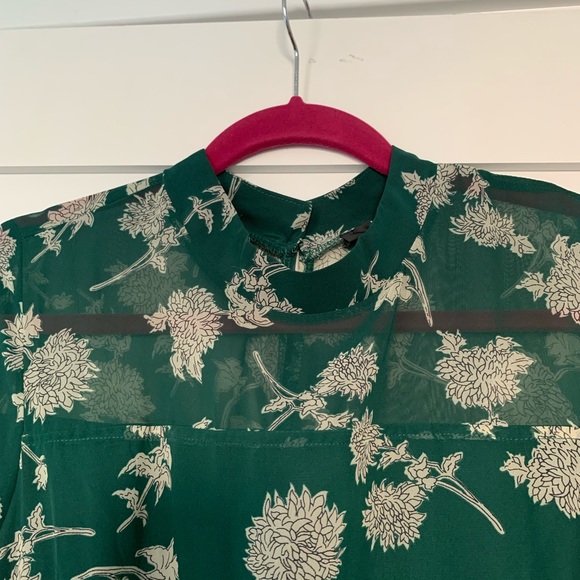 Lulu’s green floral tiered dress - Picture 5 of 7